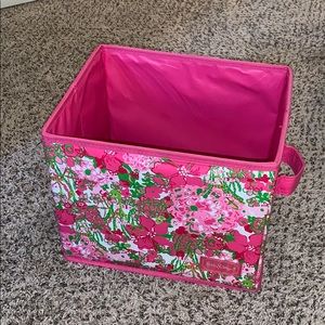 Lilly Pulitzer foldable Bin